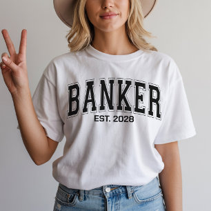 Personalised Banker Shirt, Finance Gift for Banker T-Shirt