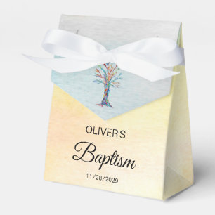 Personalised Baptism Christening Family Tree Favou Favour Box