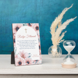 Personalised Baptism Gift For Girl Plaque