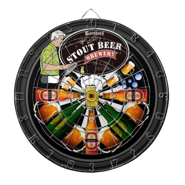 Personalised Bar Shots Drink Target 4.0 Dart Board (Front)