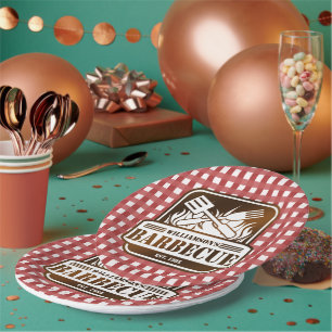 Personalised Barbecue Paper Plate