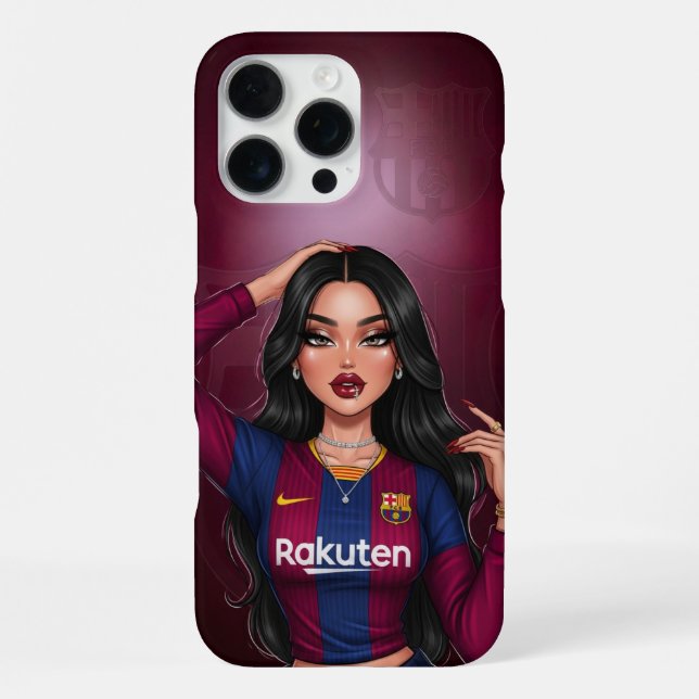 Personalised Barcelona Fan Phone Case  (Back)