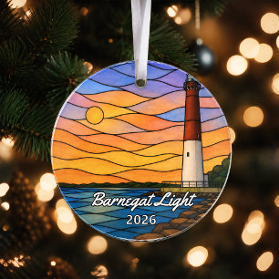 Personalised Barnegat Light Acrylic Ornament, Cust Ornament