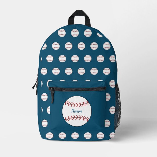 Personalised Baseball Backpack  (Front)
