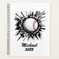 Personalised Baseball Ball Breaking Through Wall