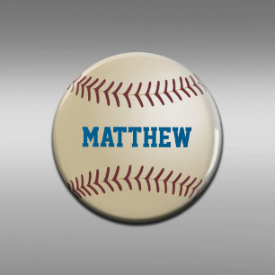 Personalised Baseball Bottle Opener