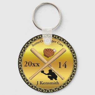 Personalised Baseball Champions League design bl Key Ring