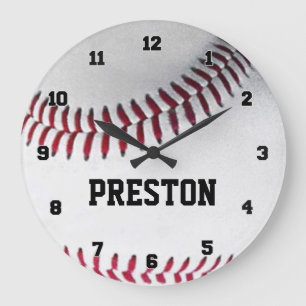Personalised Baseball Clock