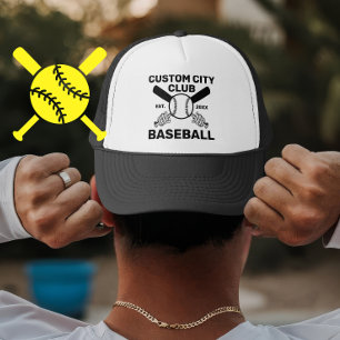 Personalised Baseball Club Gift for Players Trucker Hat