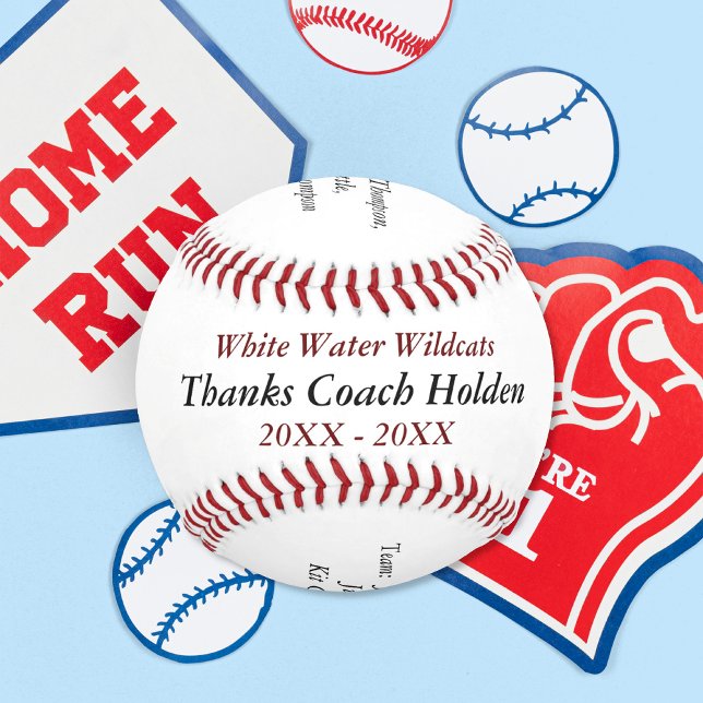 Personalised Baseball Coach Thank You Gifts (Creator Uploaded)