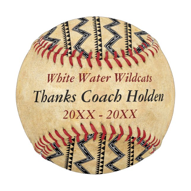 Personalised Baseball Coach Thank You Gifts (Front)