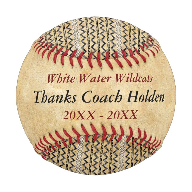 Personalised Baseball Coach Thank You Gifts (Front)