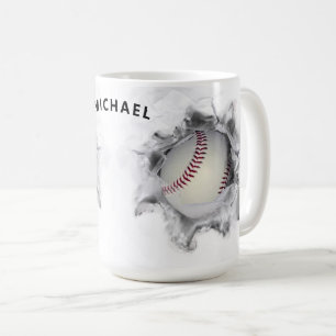 Personalised Baseball Coffee Mug