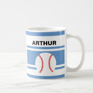 Personalised Baseball Coffee Mugs