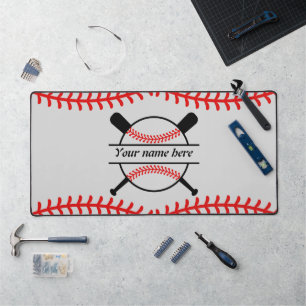 Personalised Baseball Design - Custom Gift for Sp Desk Mat