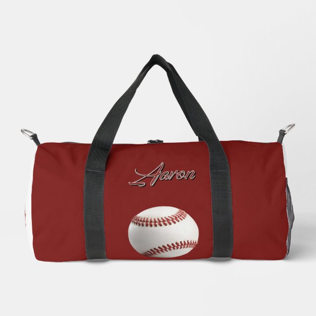  Personalised Baseball Duffle Bag (Front)