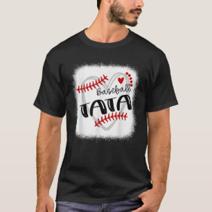 Personalised Baseball Heart Tee Cute Tata Men Base