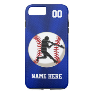 Personalised Baseball iPhone 8 Plus Case, iPhone 7 iPhone 8 Plus/7 Plus Case