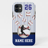 Personalised Baseball iPhone Cases Newest to Older