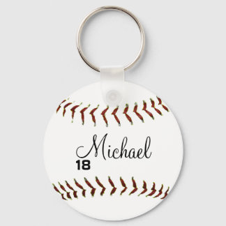 Personalised Baseball Keychain