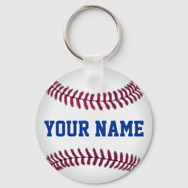 Personalised Baseball Keychain (Front)