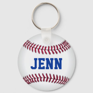Personalised Baseball Keychain