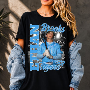Personalised Baseball Mum Player Bootleg sport 90s T-Shirt