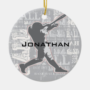 Personalised Baseball Ornament