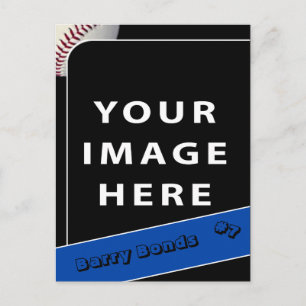 Personalised Baseball Photo Card
