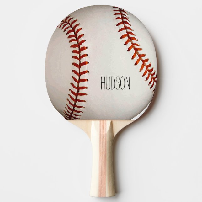 Personalised Baseball Ping Pong Paddle (Front)