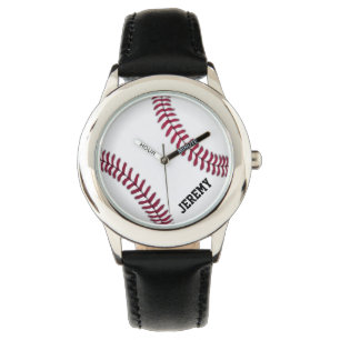 Personalised Baseball Player Coach Name Watch