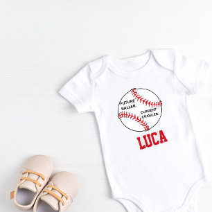 Personalised Baseball Sports Theme Bodysuit