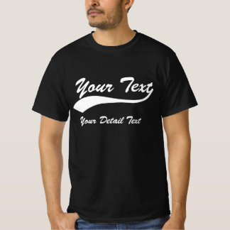 Personalised Baseball Swash Team Name Sports T-Shirt