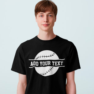 Personalised Baseball T-Shirt