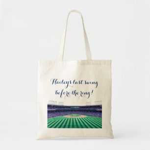 Personalised Baseball Themed Bachelorette Party Tote Bag