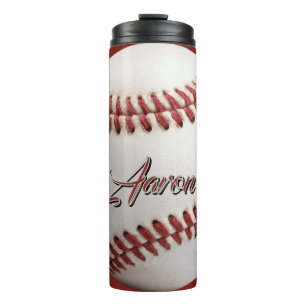 Personalised Baseball Thermal Tumbler
