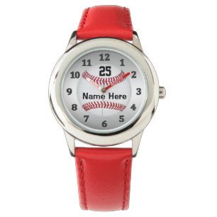Personalised Baseball Watches for Kids