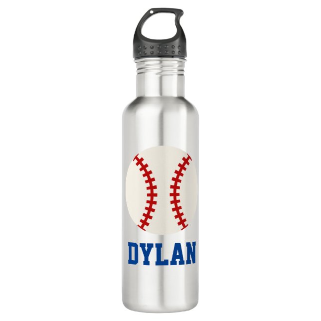 Personalised Baseball Water Bottle (Front)