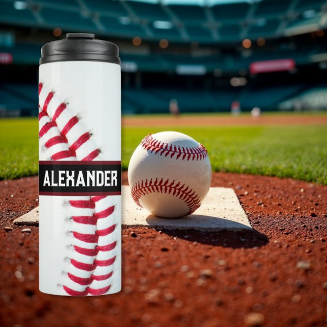 Personalised Baseball Water Bottle With Name (Creator Uploaded)
