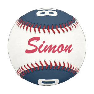 Personalised Baseball with name and age