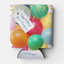 Personalised basic balloons confetti birthday gift