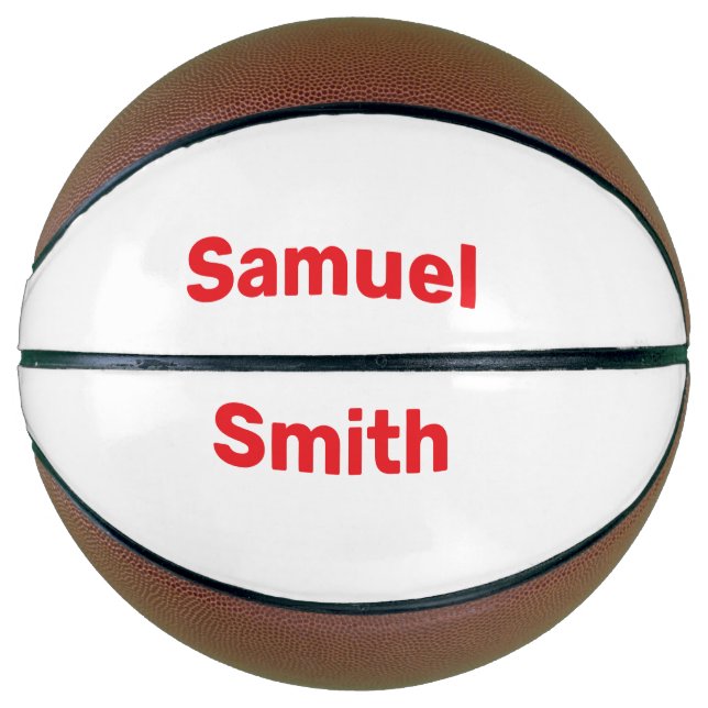 Personalised basketball (Front)