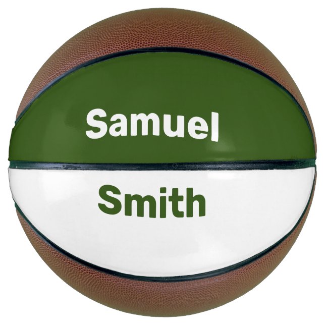 Personalised basketball (Front)