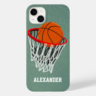 Personalised Basketball and Hoop Case-Mate iPhone 14 Plus Case