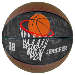 Personalised basketball and hoop design
