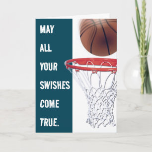 Personalised Basketball Birthday Card
