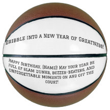 Personalised Basketball Birthday Gift