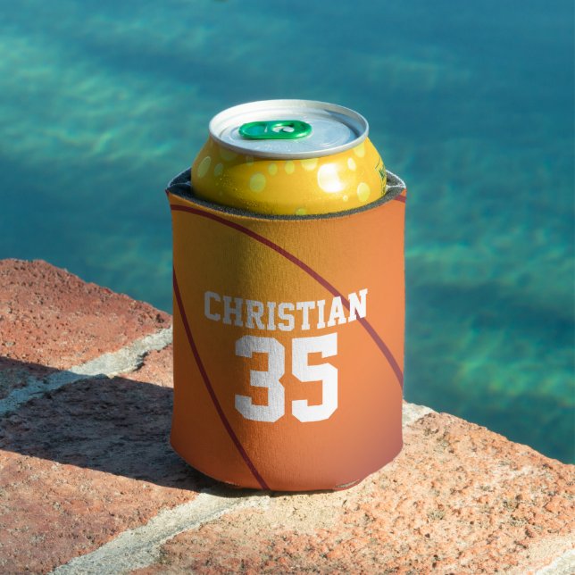 Personalised Basketball Can Cooler (In Situ Pool)