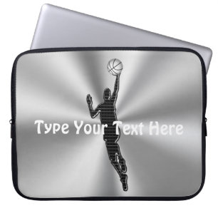 Personalised Basketball Case, 10 to 15 in Laptops Laptop Sleeve