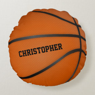 Personalised Basketball Circle Round Cushion